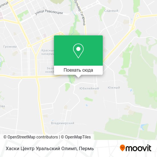 Карта Хаски Центр  Уральский Олимп