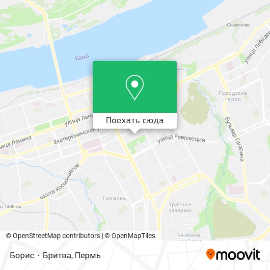 Карта Борис・Бритва