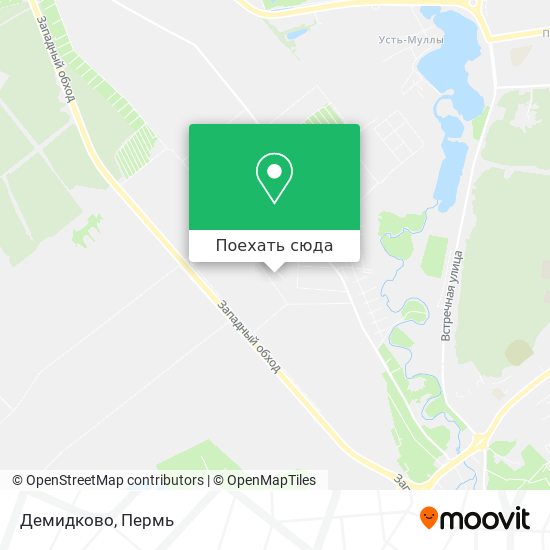 Карта Демидково