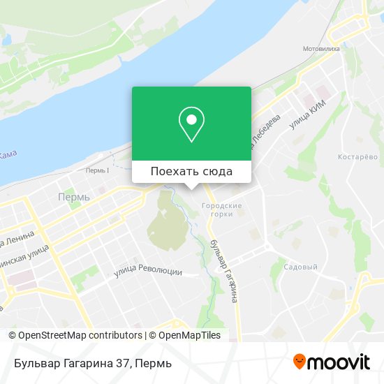 Карта Бульвар Гагарина 37