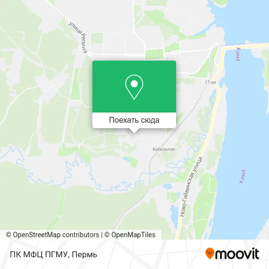 Карта ПК МФЦ ПГМУ