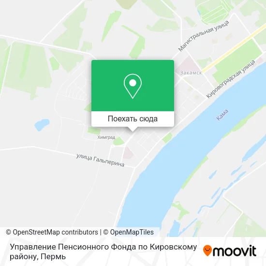 Карта Управление Пенсионного Фонда по Кировскому району
