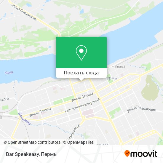 Карта Bar Speakeasy