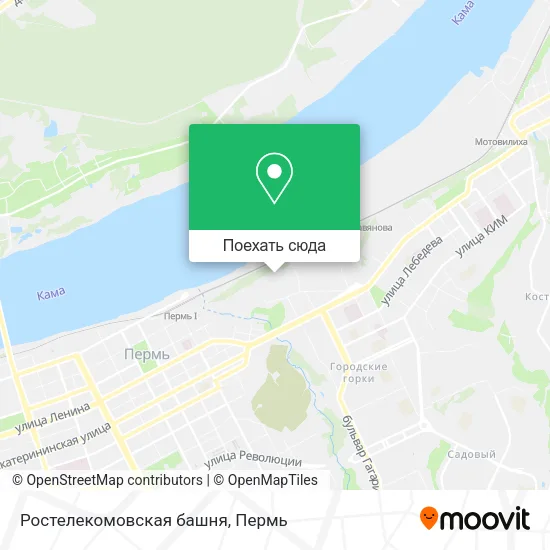 Карта Ростелекомовская башня