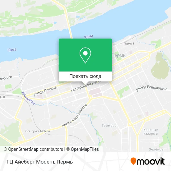Карта ТЦ Айсберг Modern