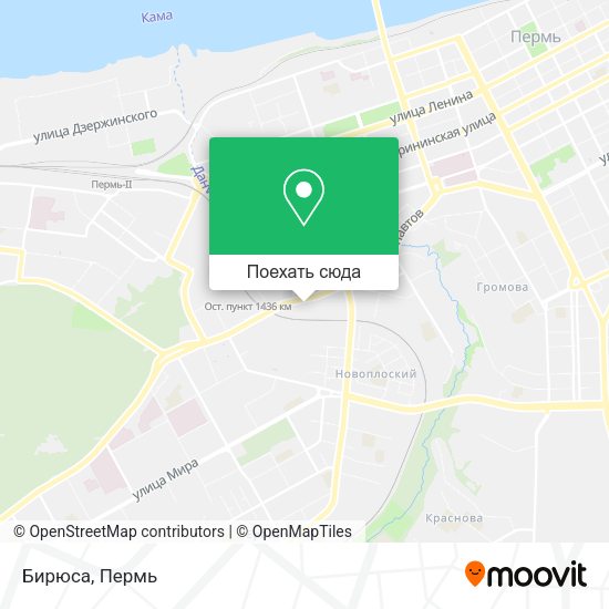 Карта Бирюса