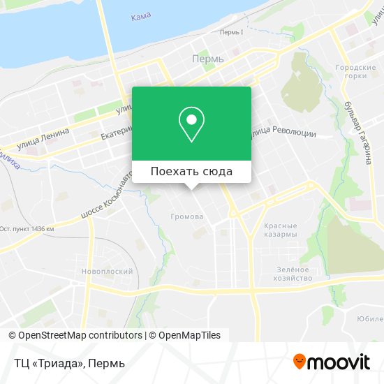 Карта ТЦ «Триада»