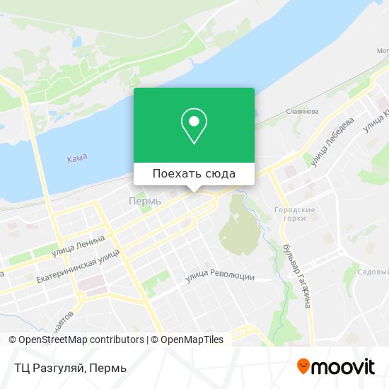 Карта ТЦ  Разгуляй