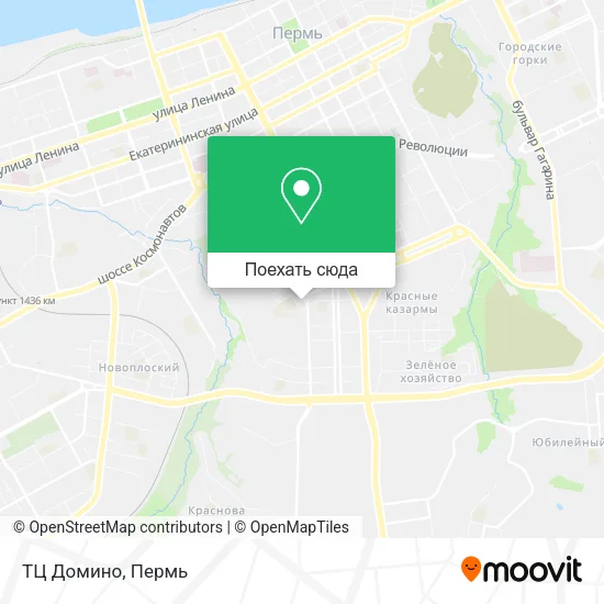 Карта ТЦ  Домино
