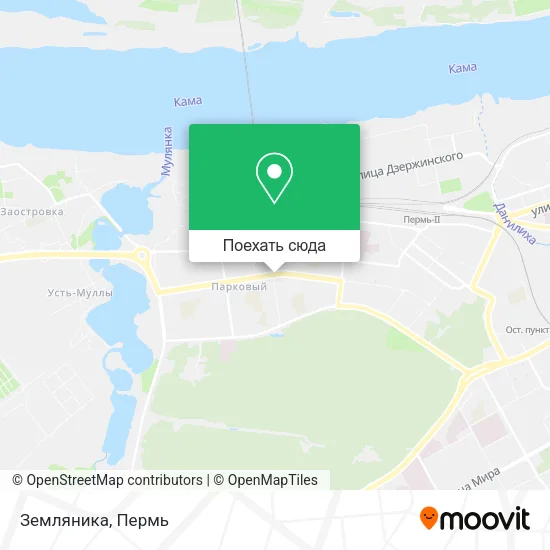 Карта Земляника