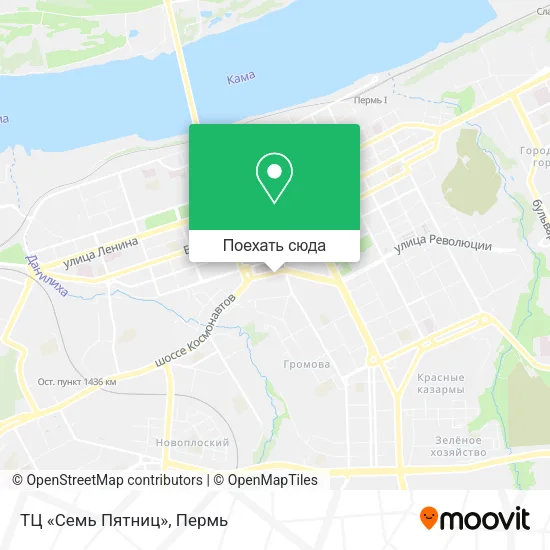 Карта ТЦ «Семь Пятниц»