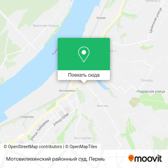 Карта Мотовилихинский районный суд
