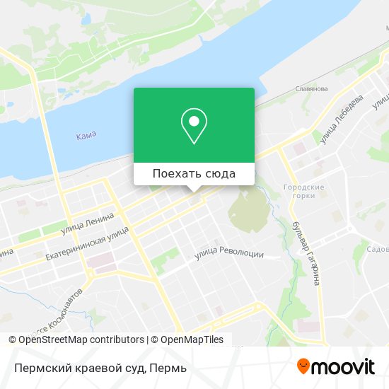 Карта Пермский краевой суд