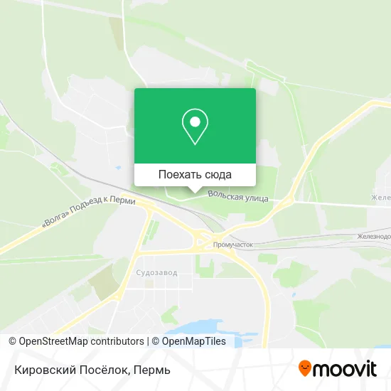 Карта Кировский Посёлок