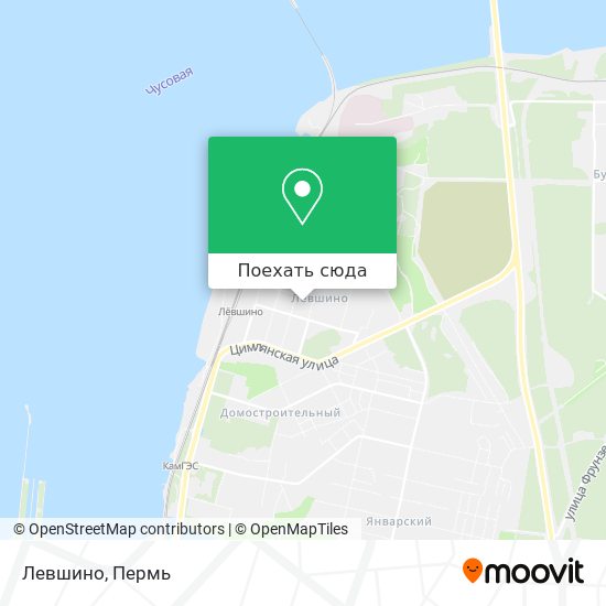 Карта пермь левшино пермь