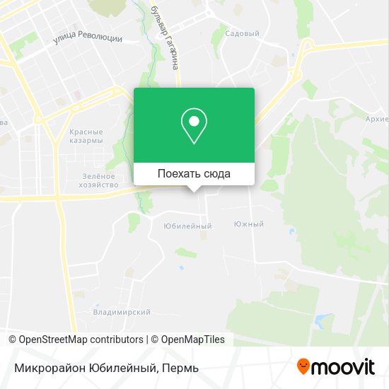 Карта Микрорайон  Юбилейный