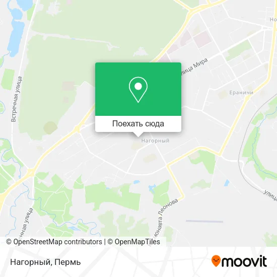Карта Нагорный
