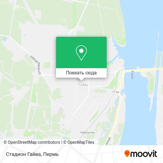 Карта Стадион Гайва