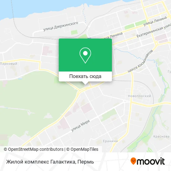 Карта Жилой комплекс  Галактика
