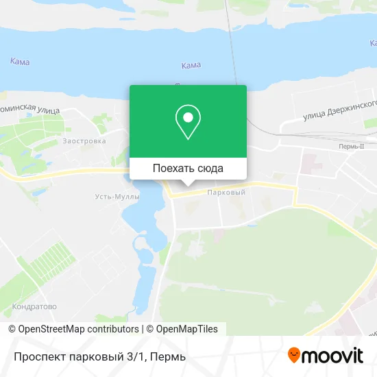 Карта Проспект парковый 3/1
