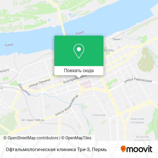 Карта Офтальмологическая клиника  Три-З