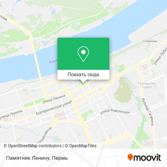 Карта Памятник Ленину