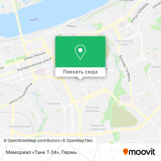 Карта Мемориал «Танк Т-34»