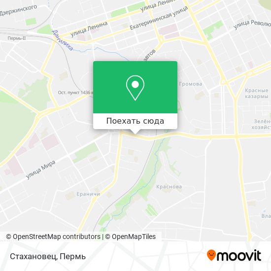 Карта Стахановец