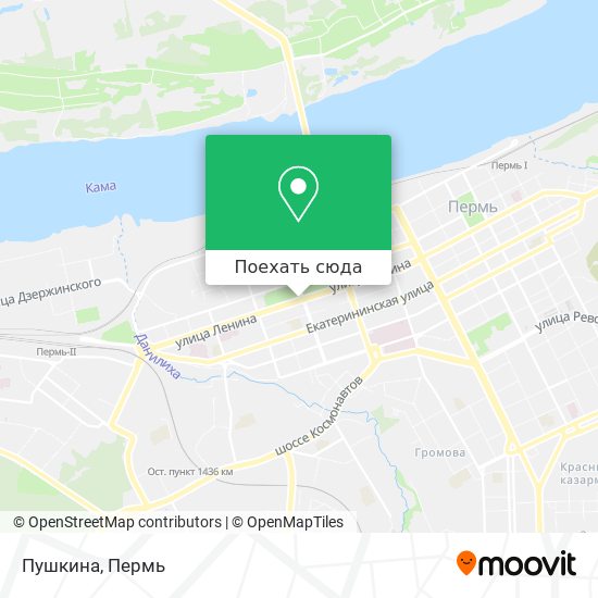 Карта Пушкина