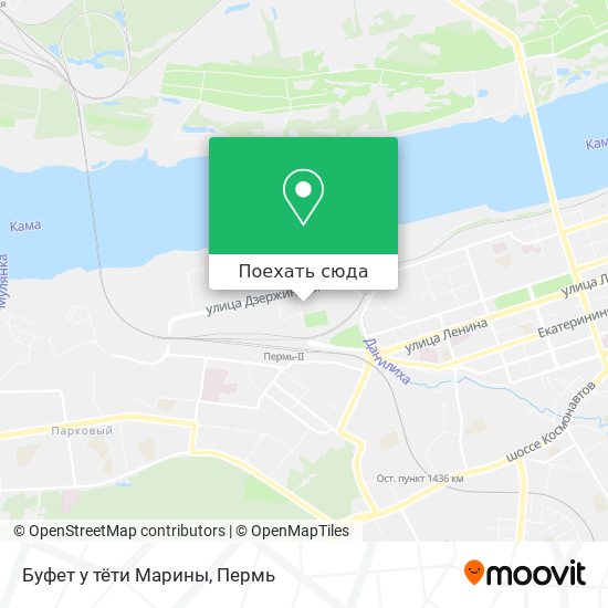 Карта Буфет у тёти Марины