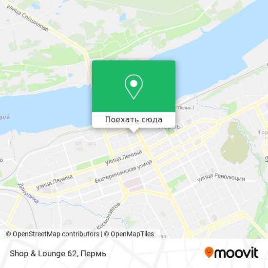 Карта Shop & Lounge 62