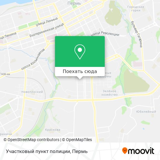 Карта Участковый пункт полиции