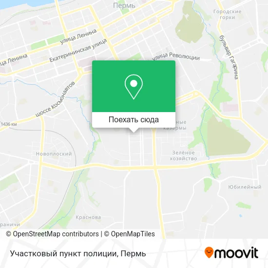 Карта Участковый пункт полиции