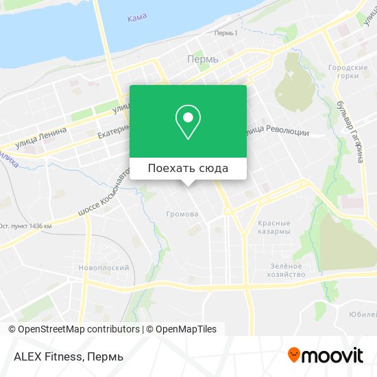 Карта ALEX Fitness