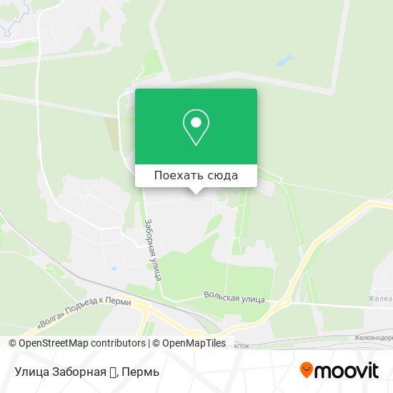Карта Улица Заборная 🐐