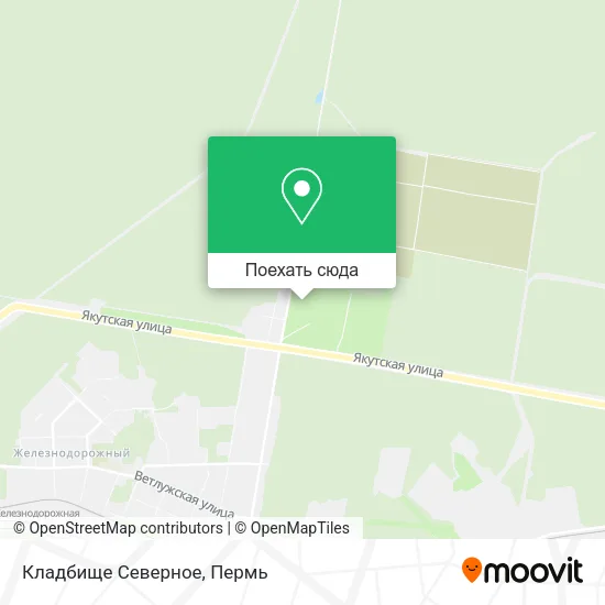 Карта Кладбище Северное