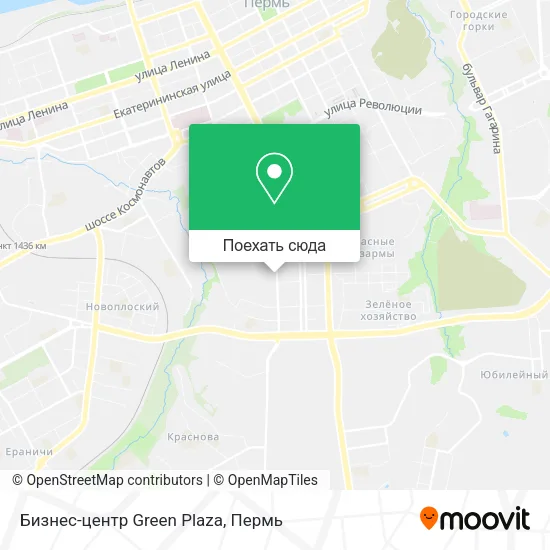 Карта Бизнес-центр Green Plaza