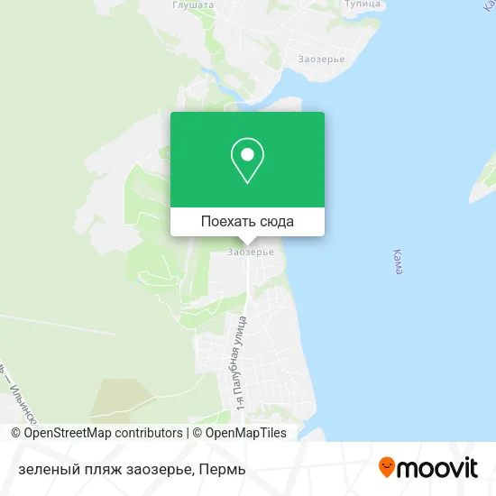 Карта зеленый пляж заозерье