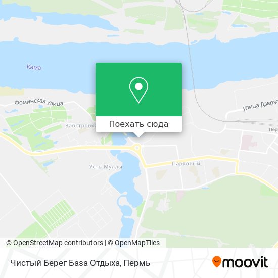 Карта Чистый Берег  База Отдыха