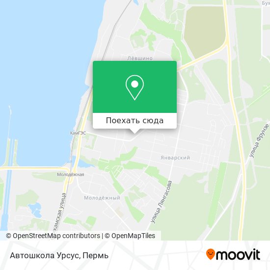 Карта Автошкола Урсус