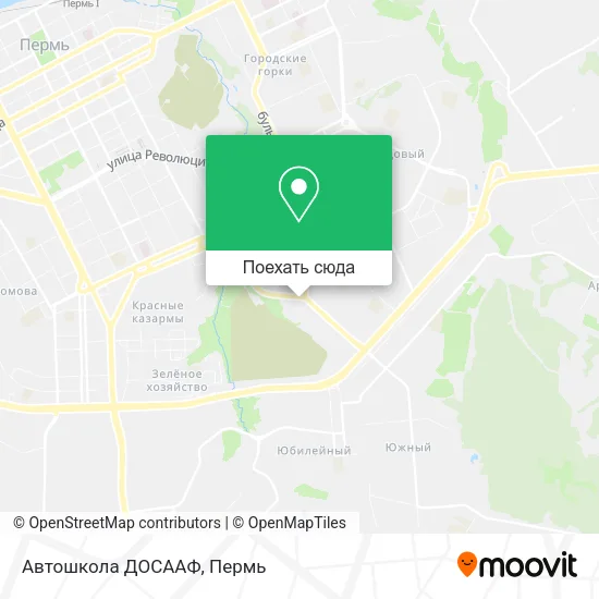 Карта Автошкола ДОСААФ