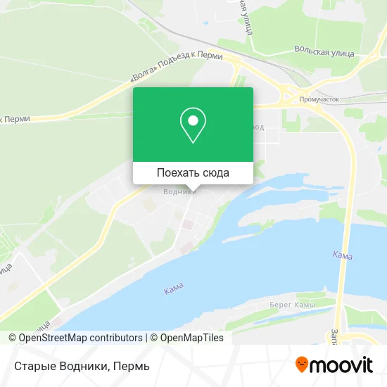 Карта Старые Водники