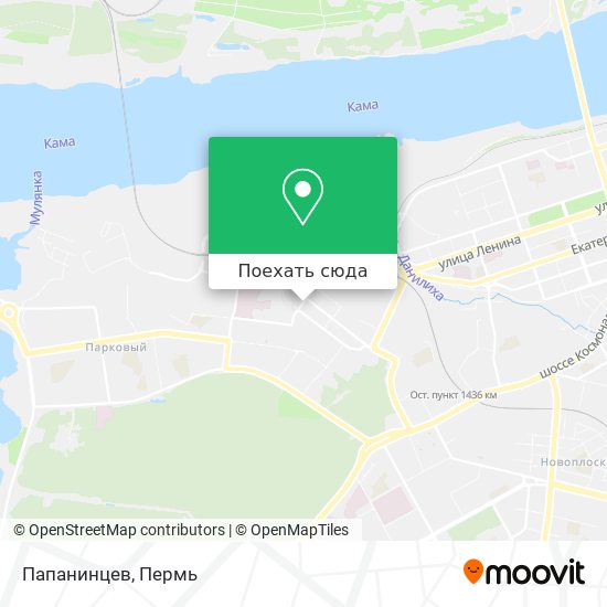Карта Папанинцев