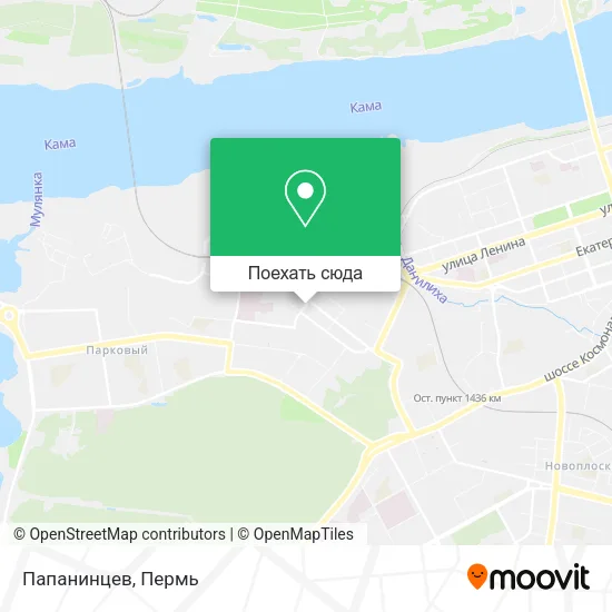 Карта Папанинцев