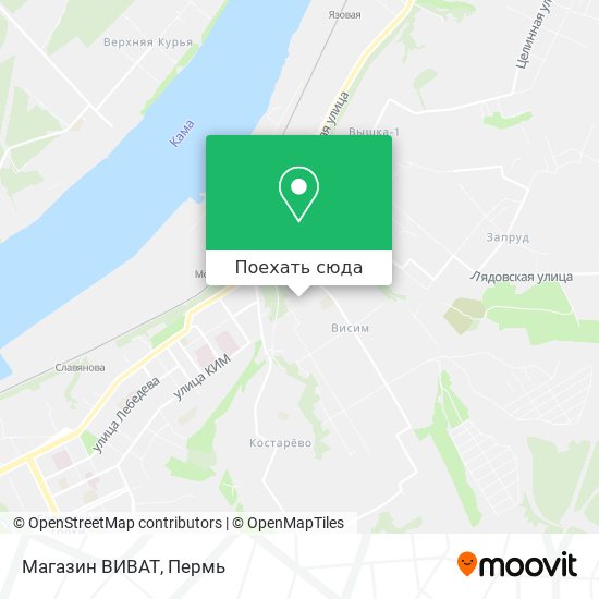 Карта Магазин ВИВАТ