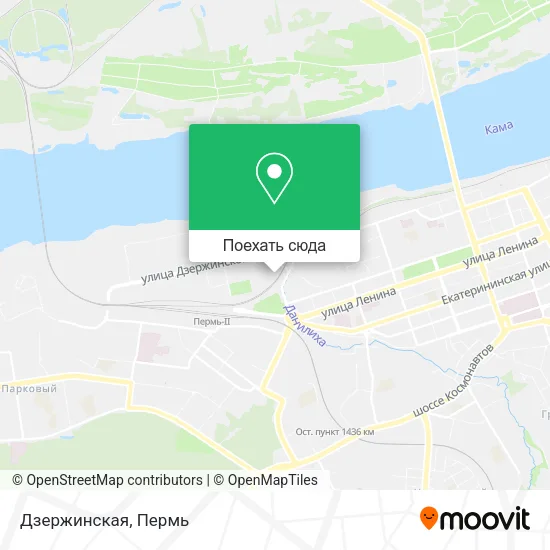 Карта Дзержинская