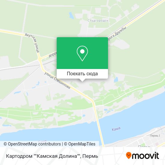 Карта Картодром ""Камская Долина""