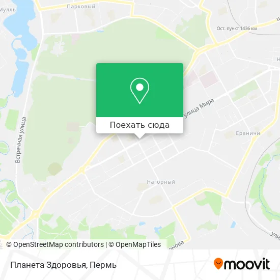 Карта Планета Здоровья