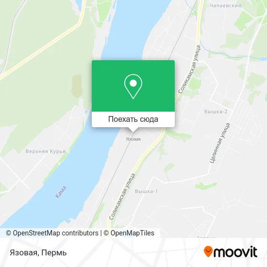 Карта Язовая