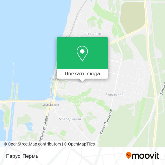Карта Парус